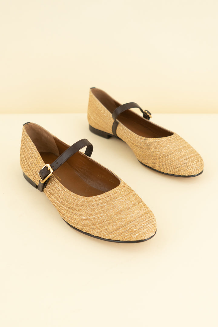 margaux woven mary jane flat (39; retail $325)