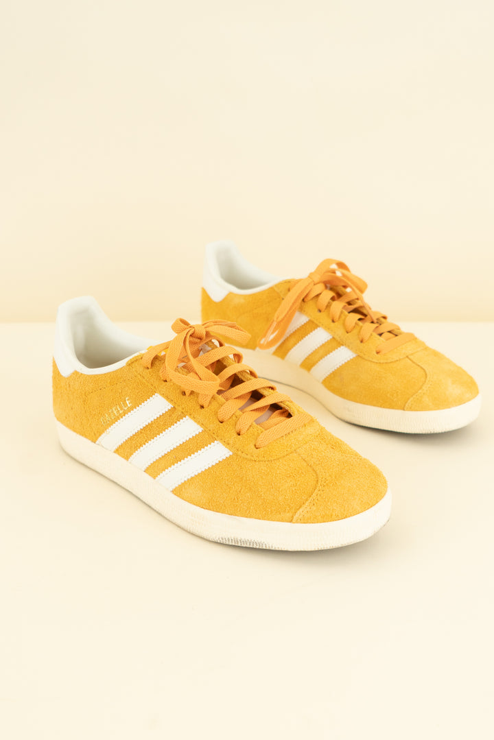 adidas mustard yellow gazelle (7; retail $100)