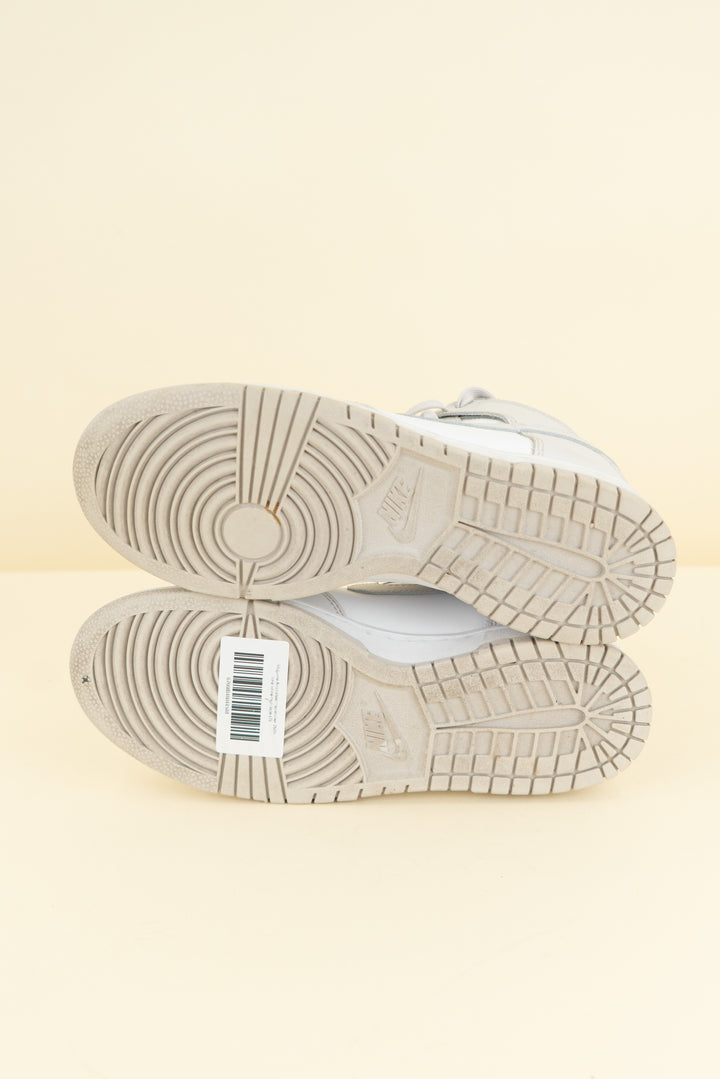 nike white high tops (7; retail $120)