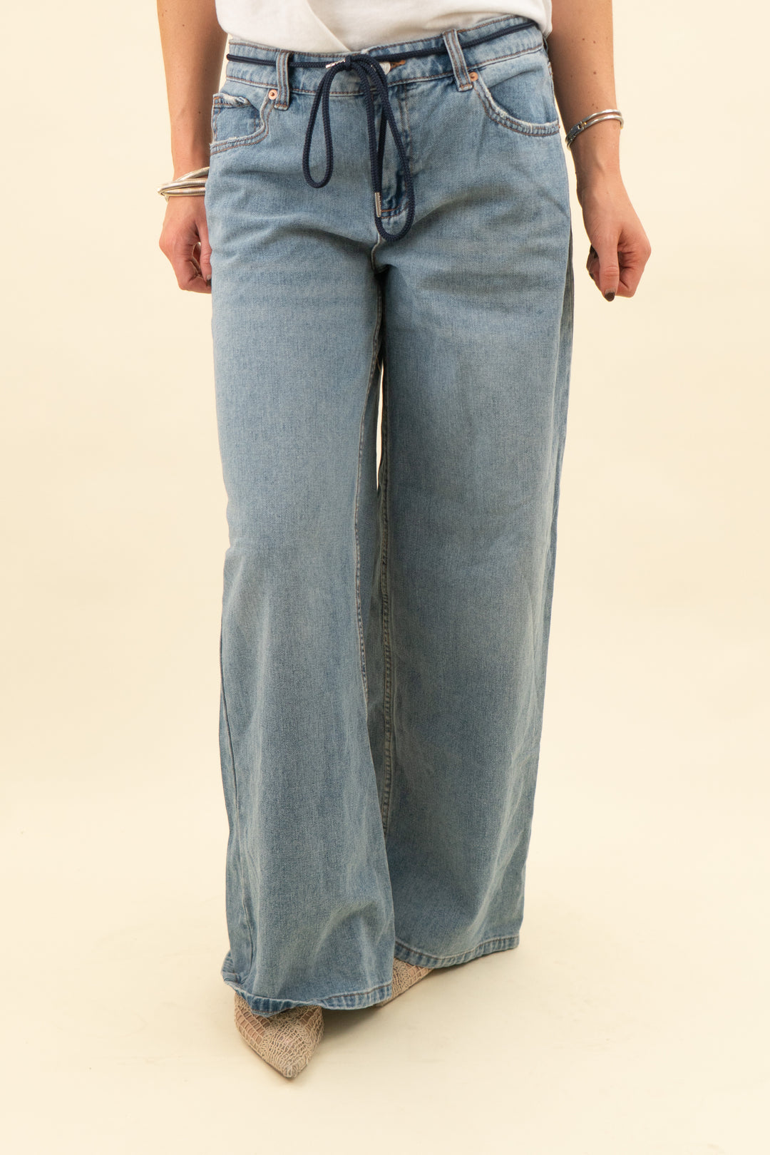 ardene medium wash jeans (3; retail $54.90)
