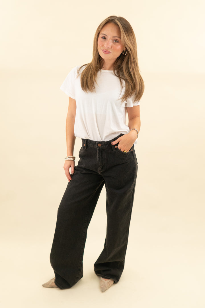 wrangler charcoal jeans nwt (26; retail $99)