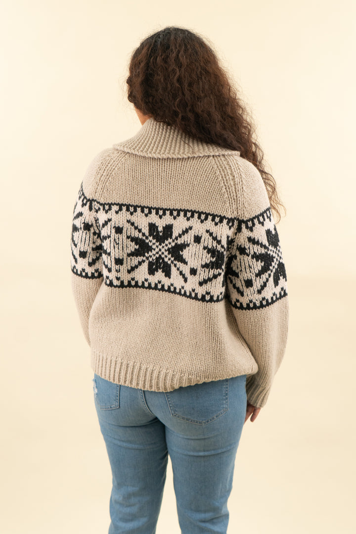 the great beige zip-up cardigan (m; retail $495)
