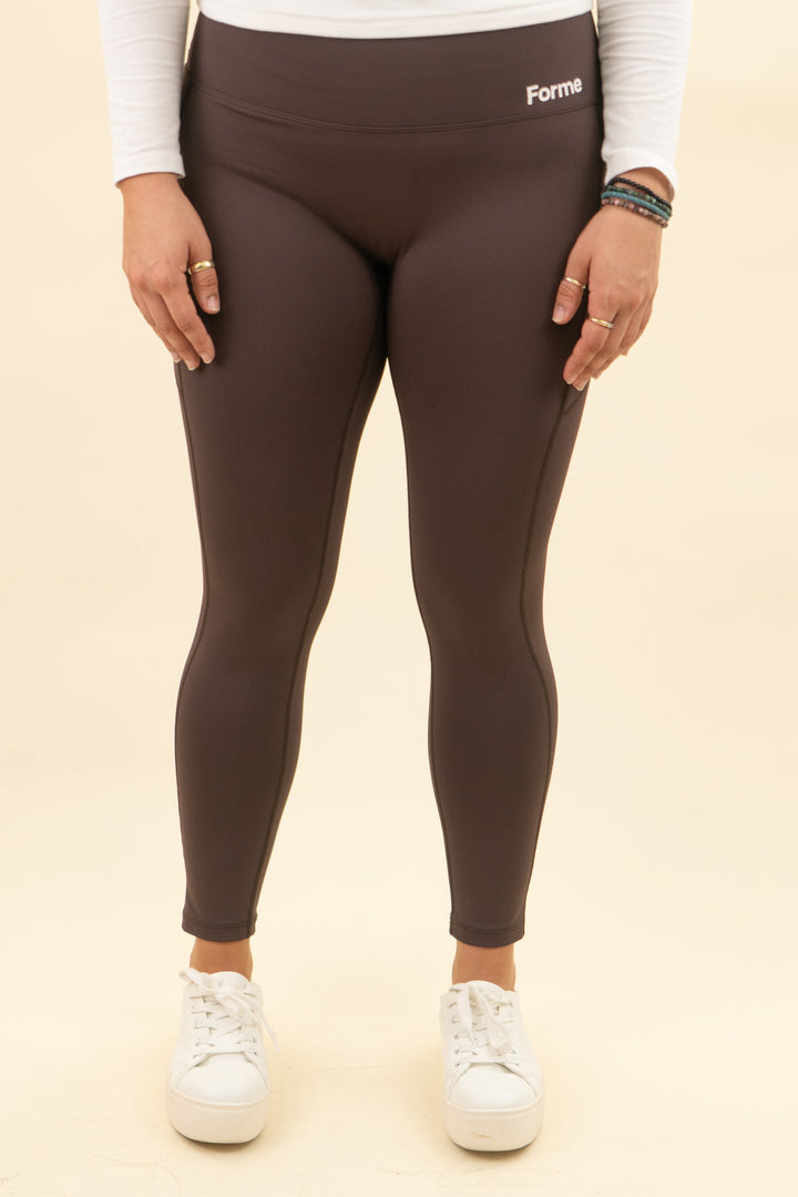 forme mocha brown legging (l; retail $118)