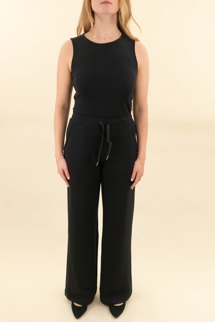 Spanx black sleeveless Jumpsuit AD (XST; retail $138)