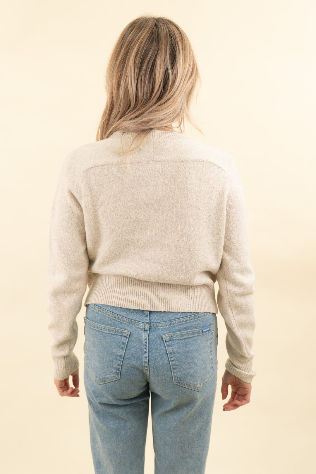 treasure & bond oatmeal cardigan (s; retail $90)