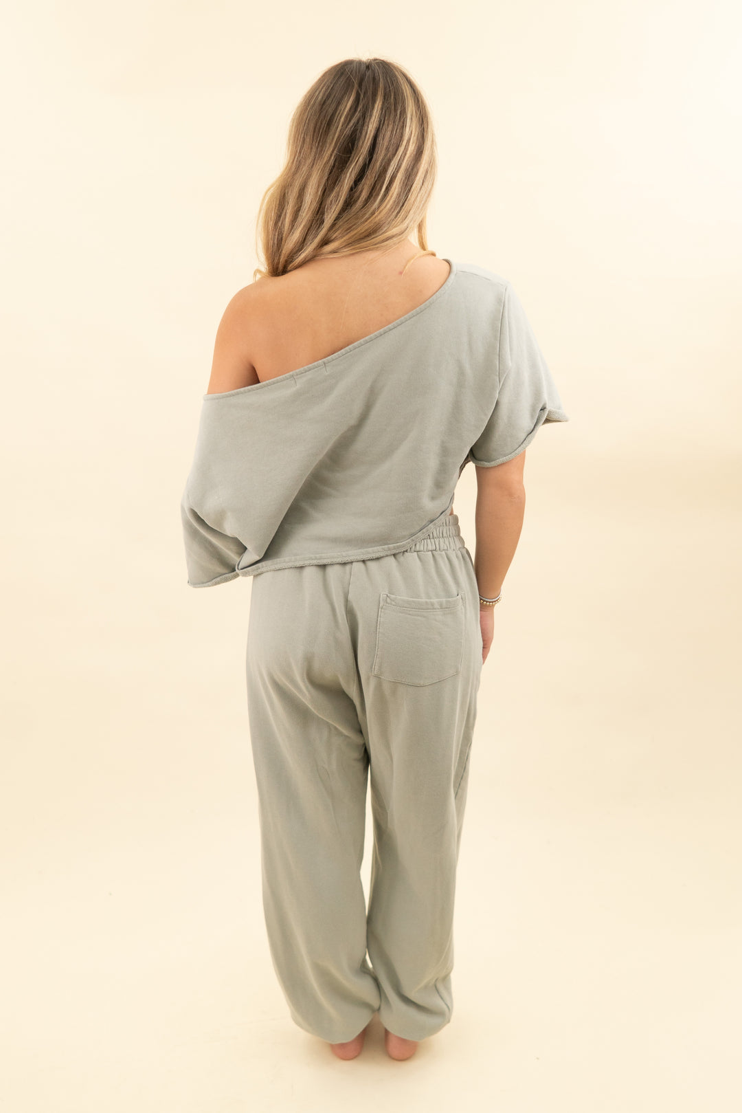lovers and friends shirt and pant sweat set (s; retail $228)
