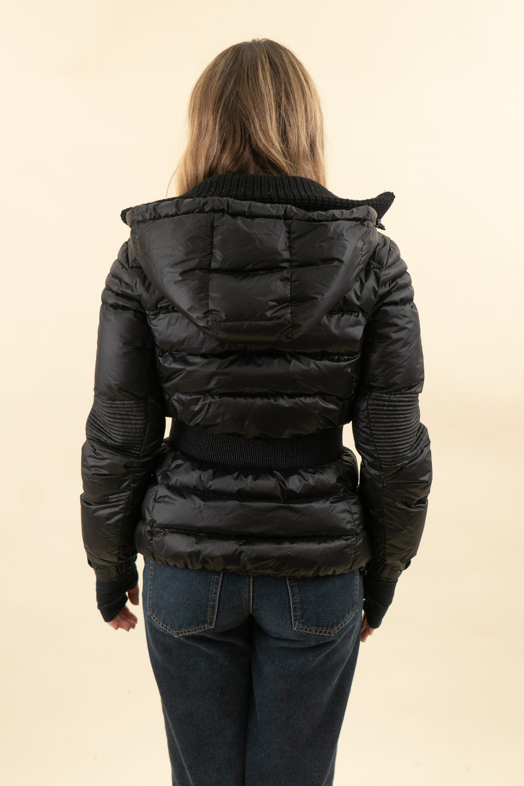 moncler grenoble collection black puffer jacket with hood (0; retail $1990)