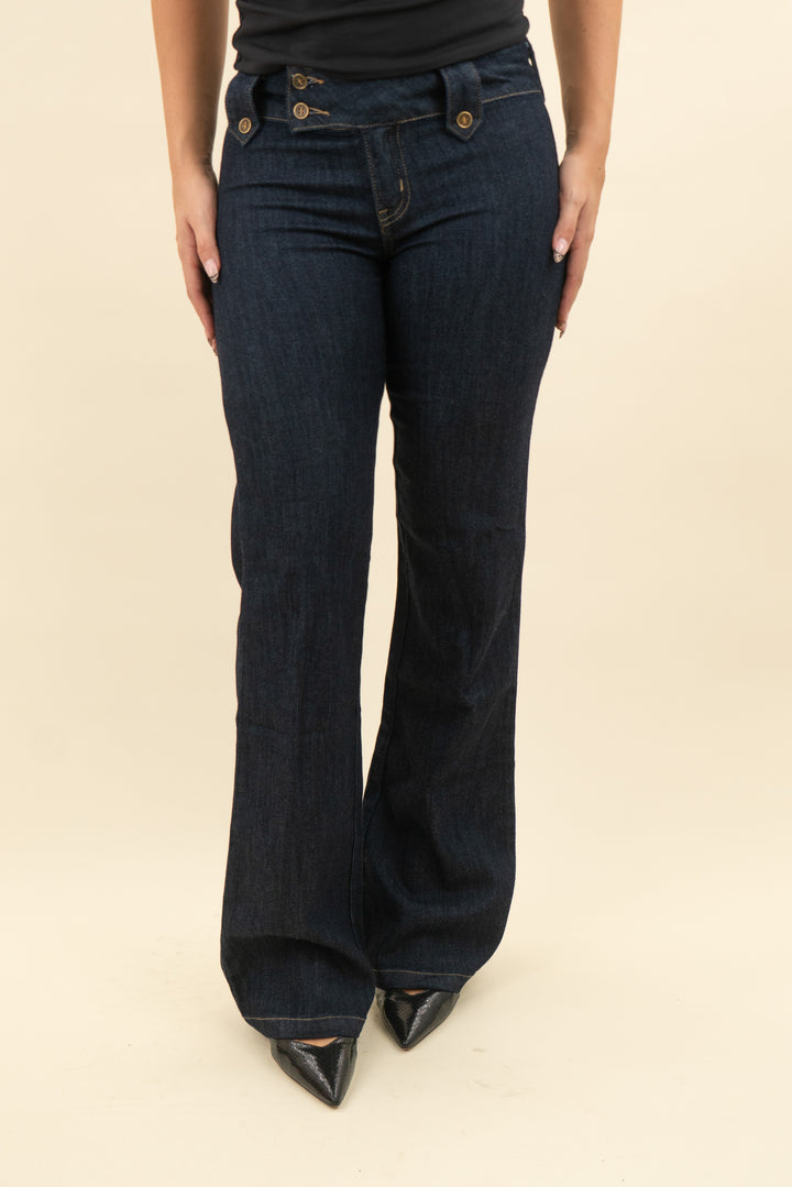 tiger mist dark wash kittie pant nwt (s; retail $79)