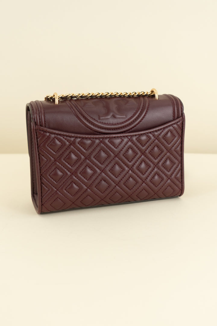 Tory Burch small burgendy adjustable shoulder bag (OS; retail $528)