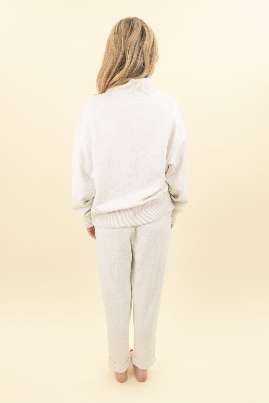 varley zipper pullover & rolled pant w/ cuff set (s; retail $246)