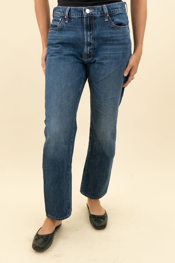 mother ditcher zip flood jean (27; retail $258)