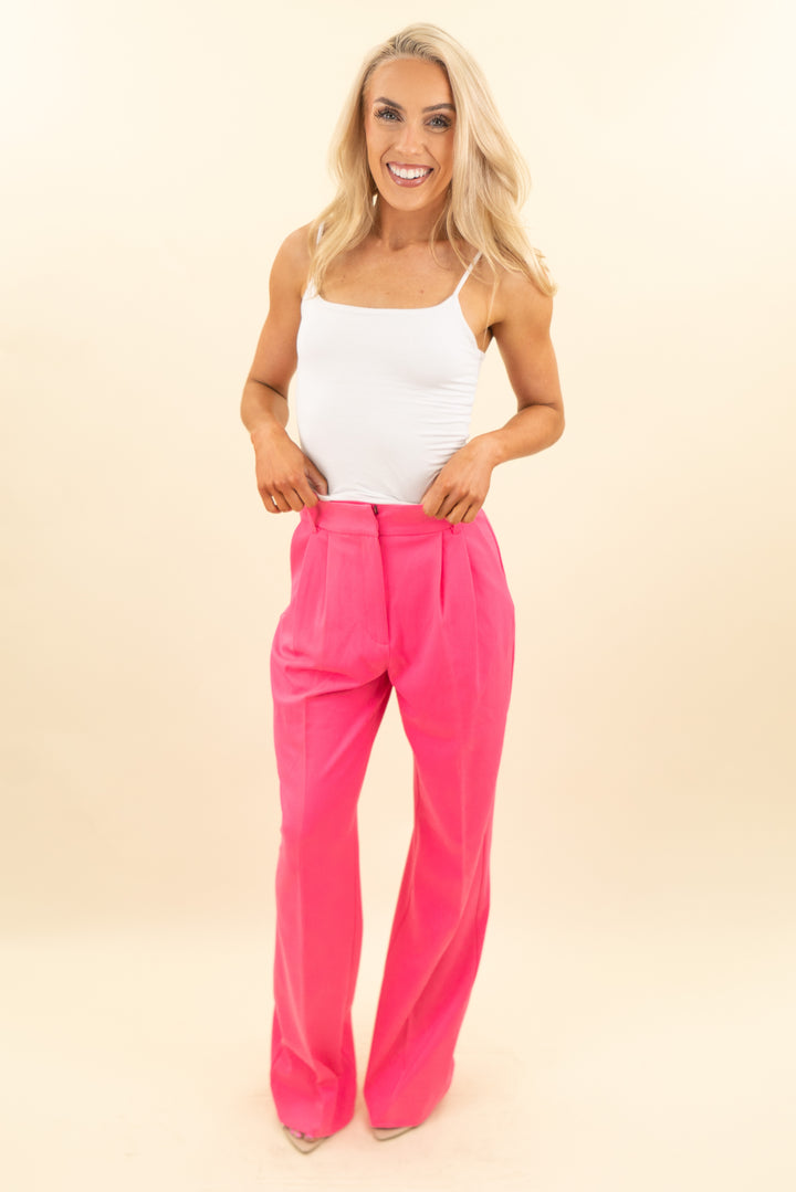 favorite daughter hot pink trouser (4; retail $218)