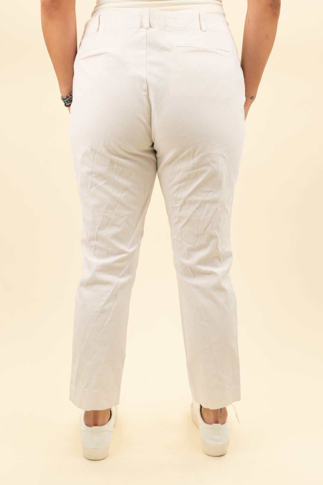 ralph lauren off white dress pant (16; retail $155)