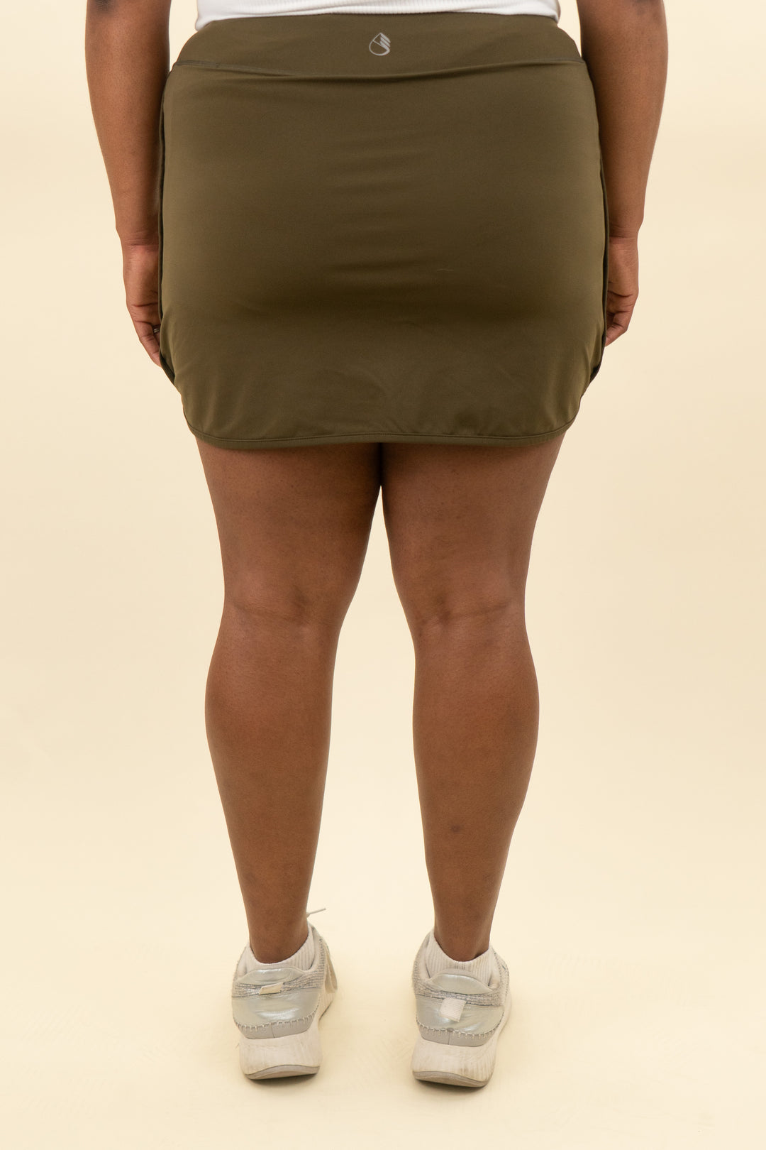 dark olive athletic skort (xl; retail $35)