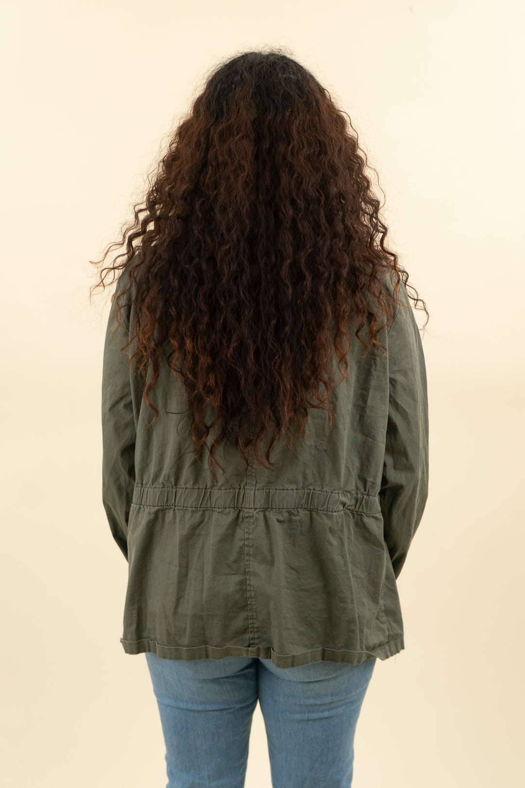 croft & barrow army green utility jacket (xl; retail $40)