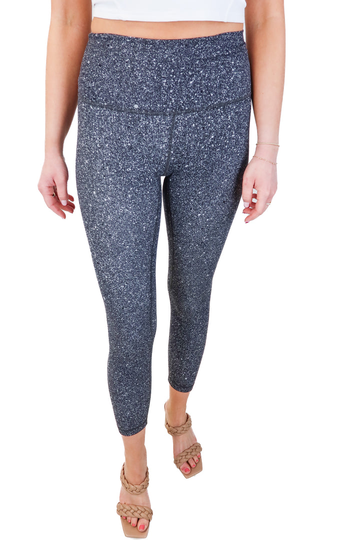 Lululemon Dark Grey Speckled Print Leggings (4)