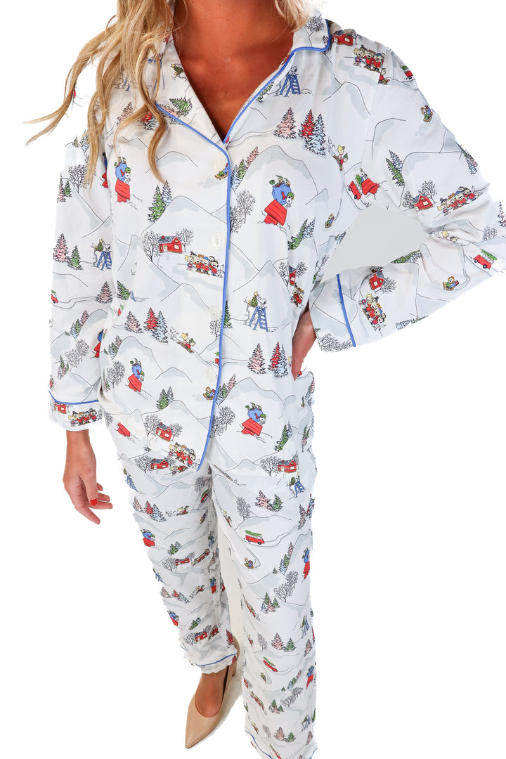 Bed Head x Peanuts Pajama Set NWT (S; Retail $140)