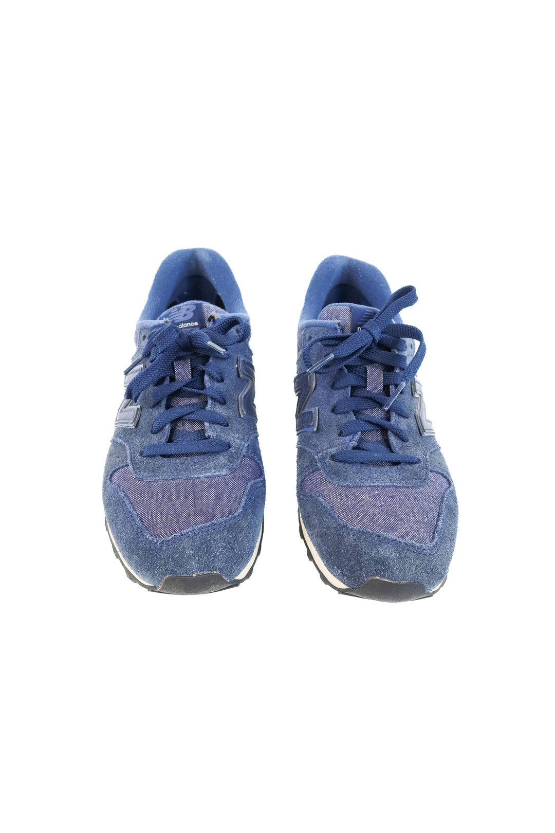 New balance blue suede sneakers (7.5; retails for $89.99)