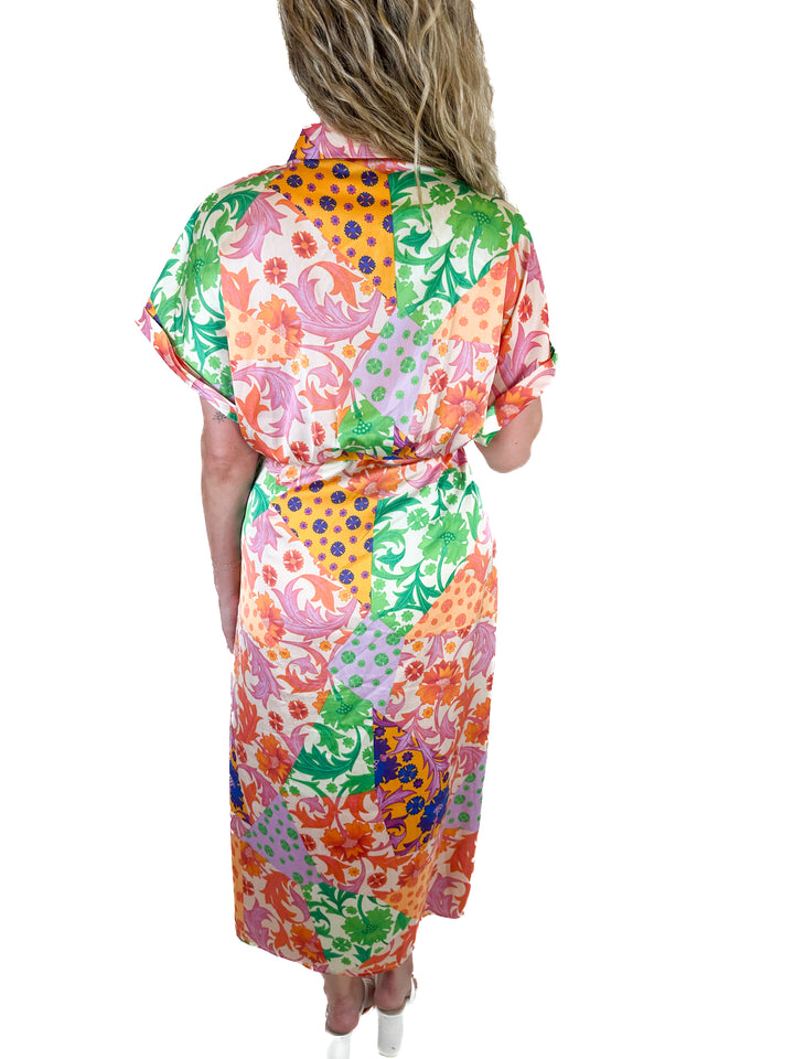 Dress Forum Floral Wrap Dress (L)