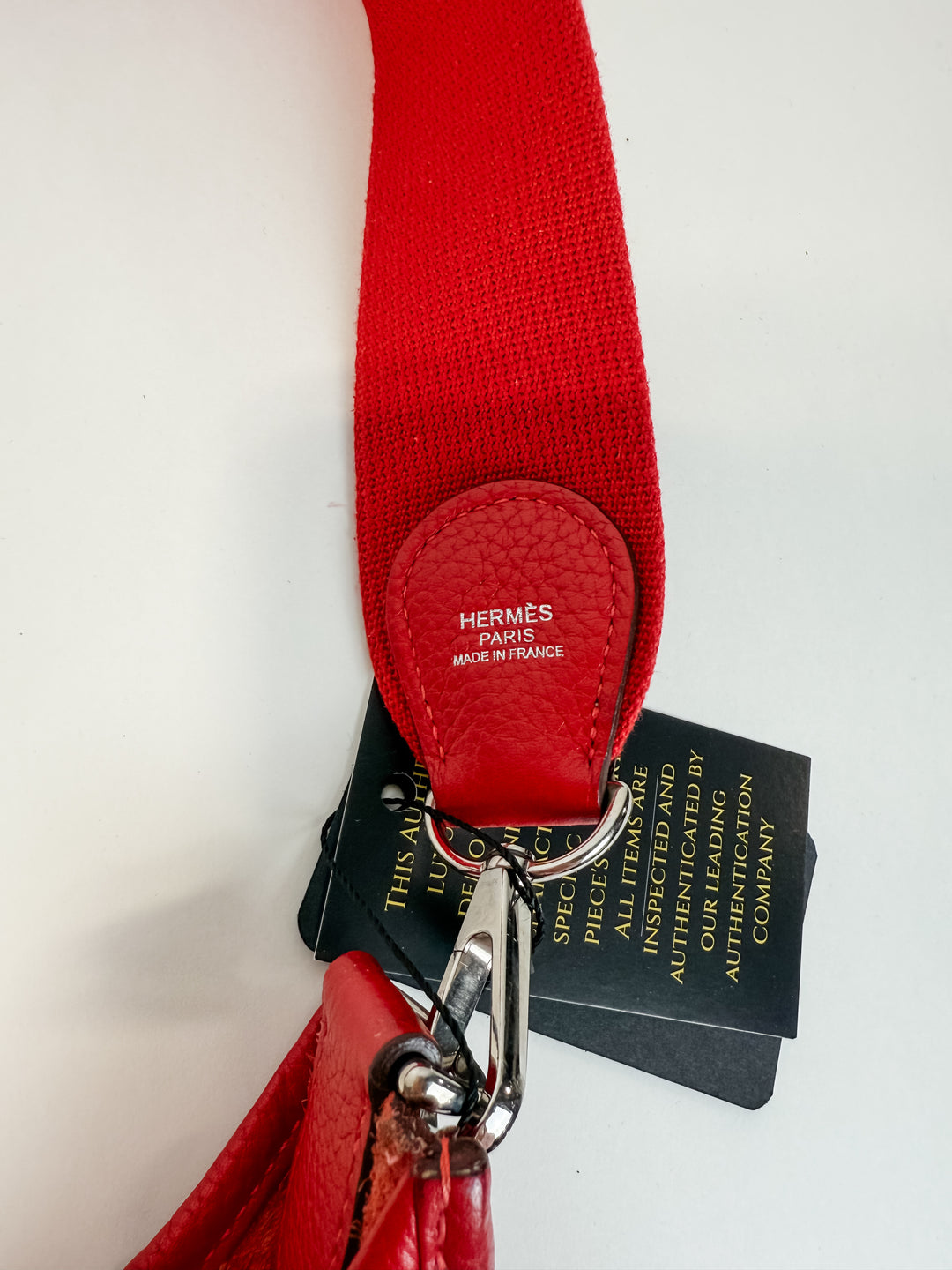 Hermes Clemence Evelyne in Rouge Casaque NWOT (retail $4,450)