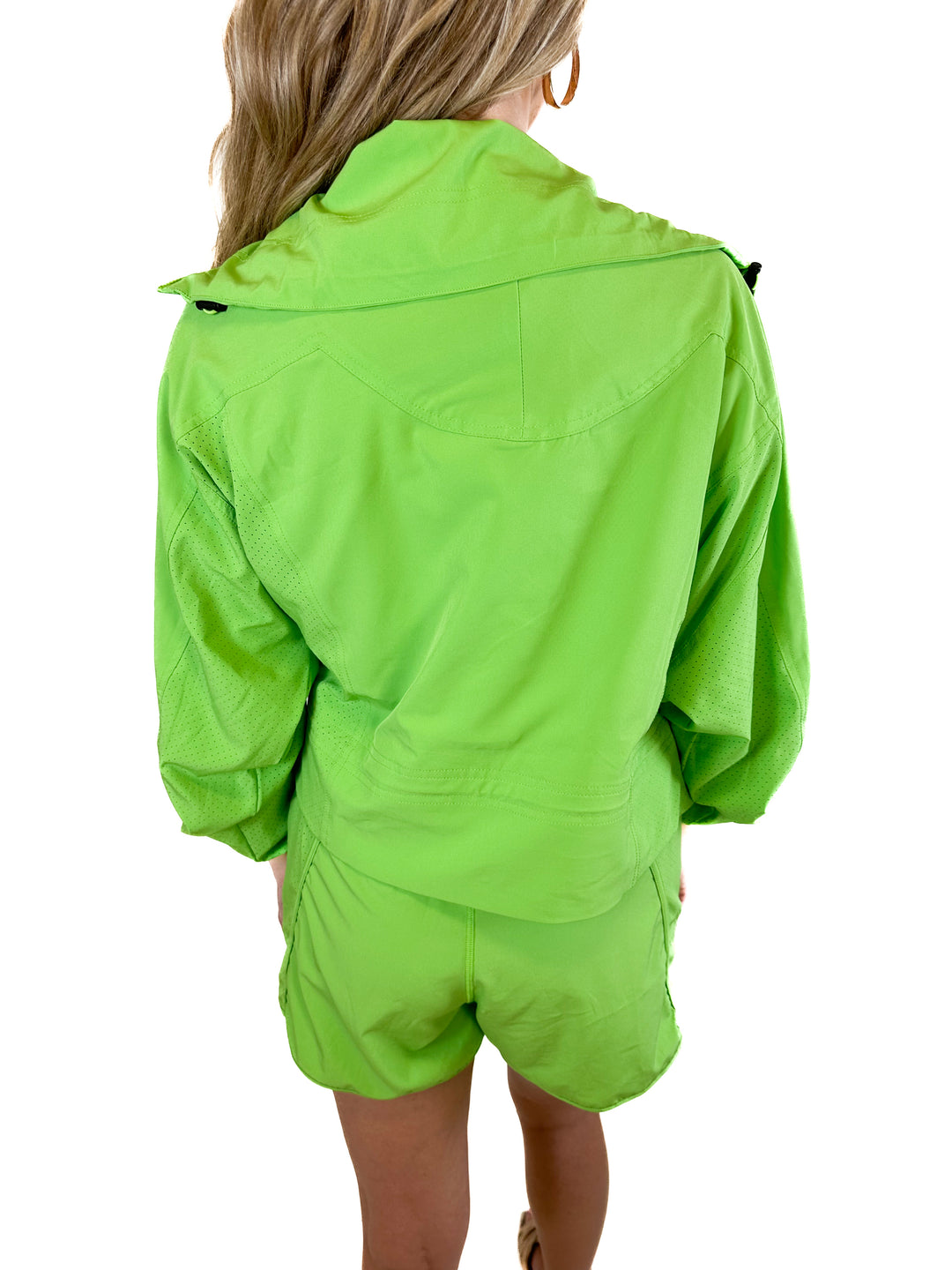 Beach Riot Casen Jacket and Shorts Palm Garden Green Set NWT (XS)