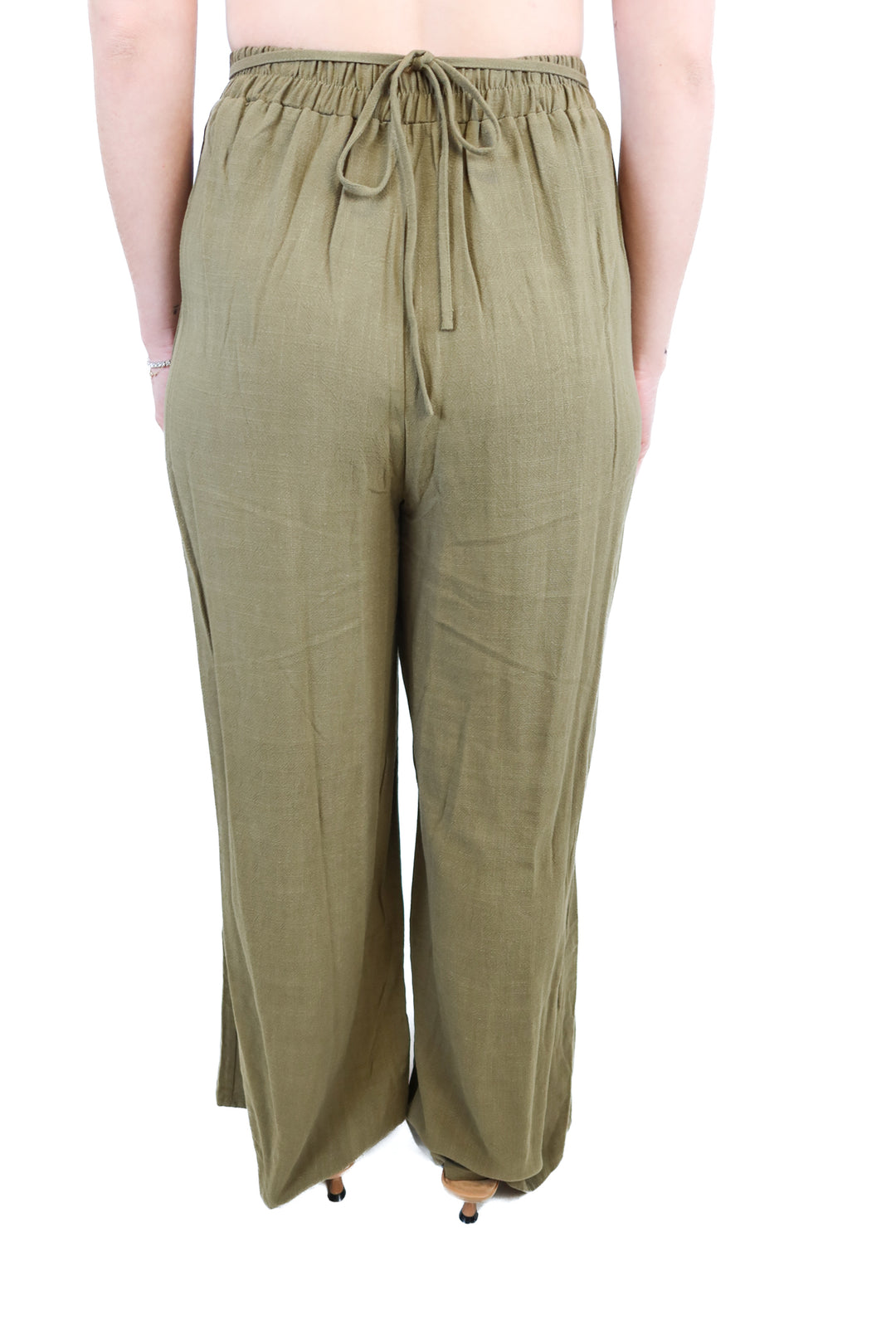 Vici Olive Green Wide Leg Pants (S; retail $58)