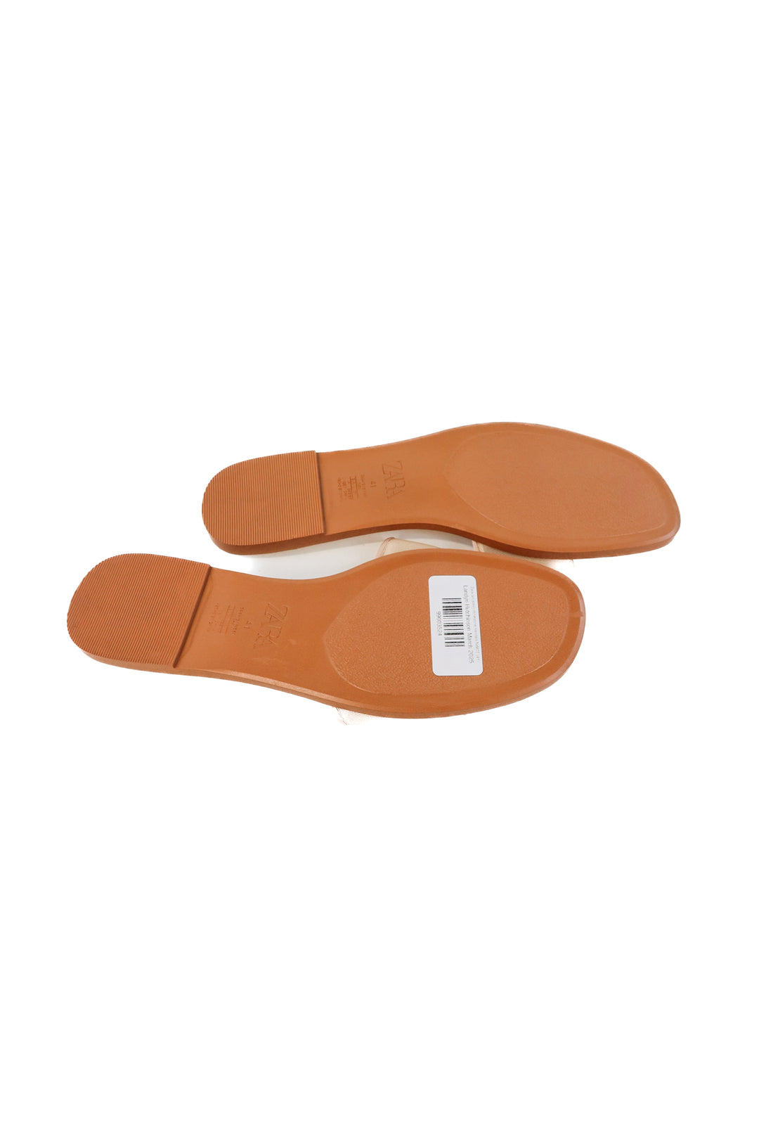 Zara tan mesh stud sandals NWOT (41; retails for $60)