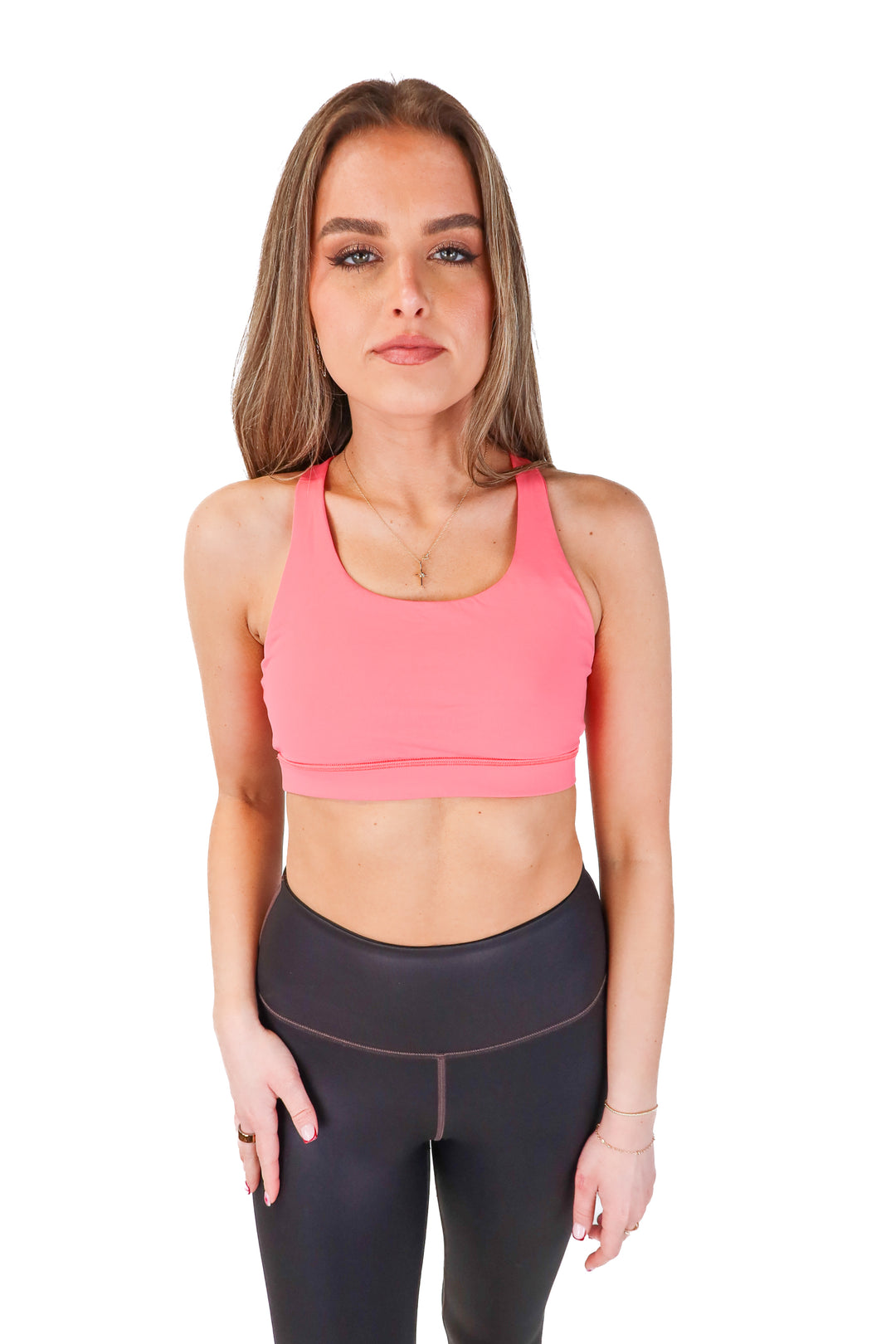 Lululemon Coral Cross Back Sports Bra (*4)