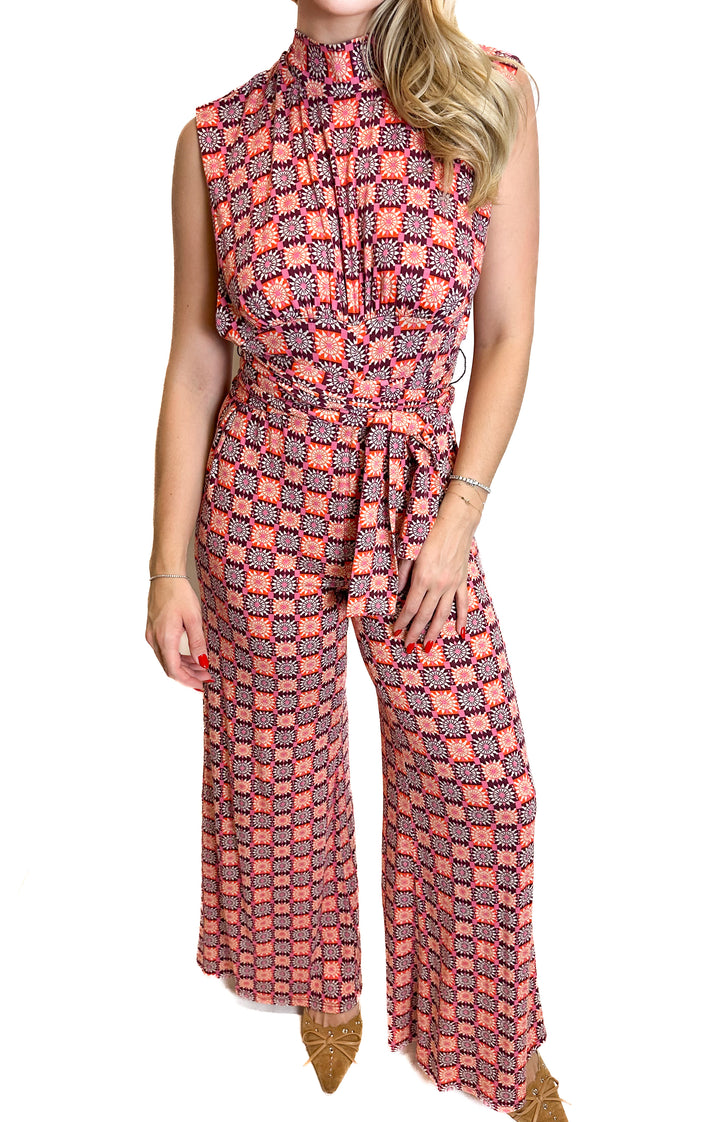 Free People Floral Knit Jumpsuit (XS)