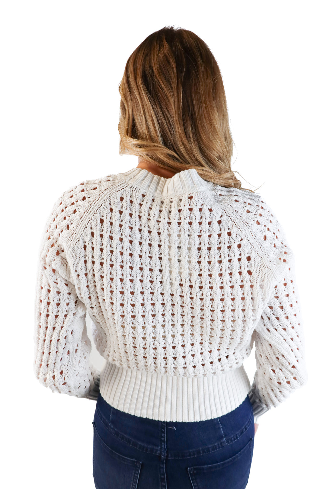 J.crew white Mockneck sweater NWT (s)