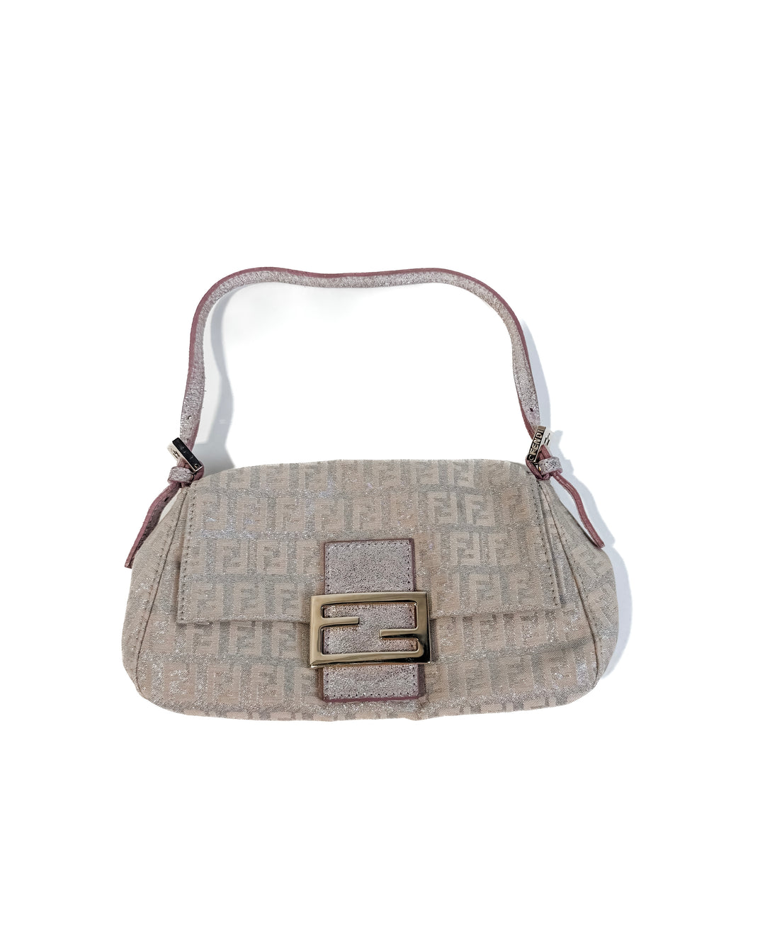 Fendi Pink Shimmer Baguette