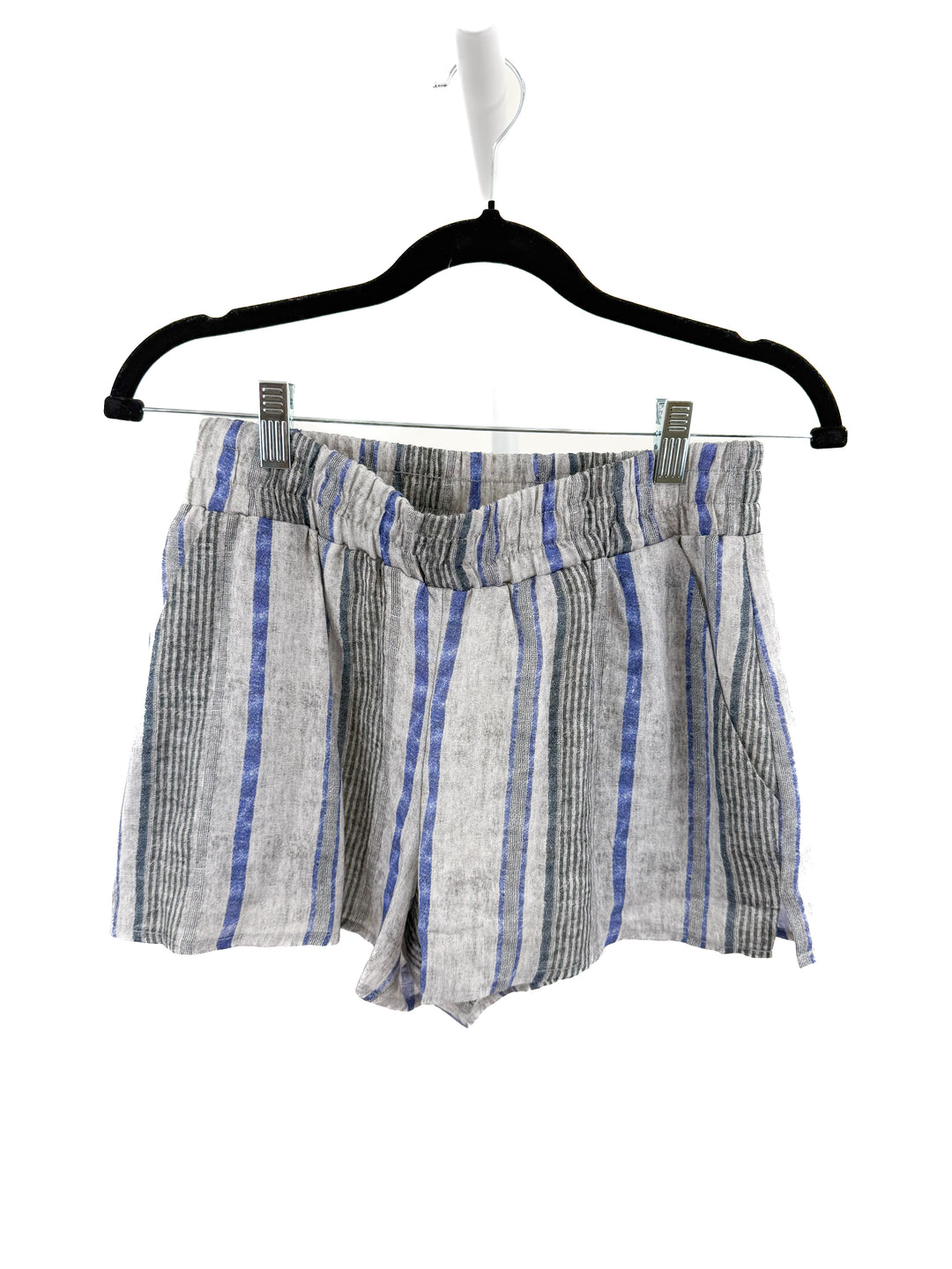 Lavender brown striped shorts NWT (s; retails for $132)