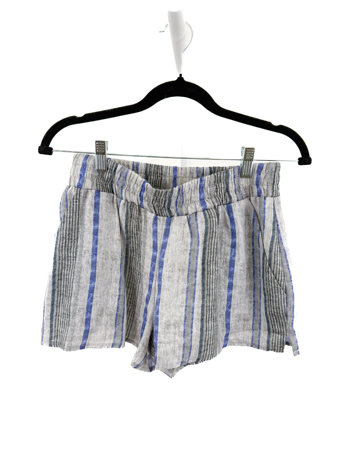 Lavender brown striped shorts NWT (s; retails for $132)