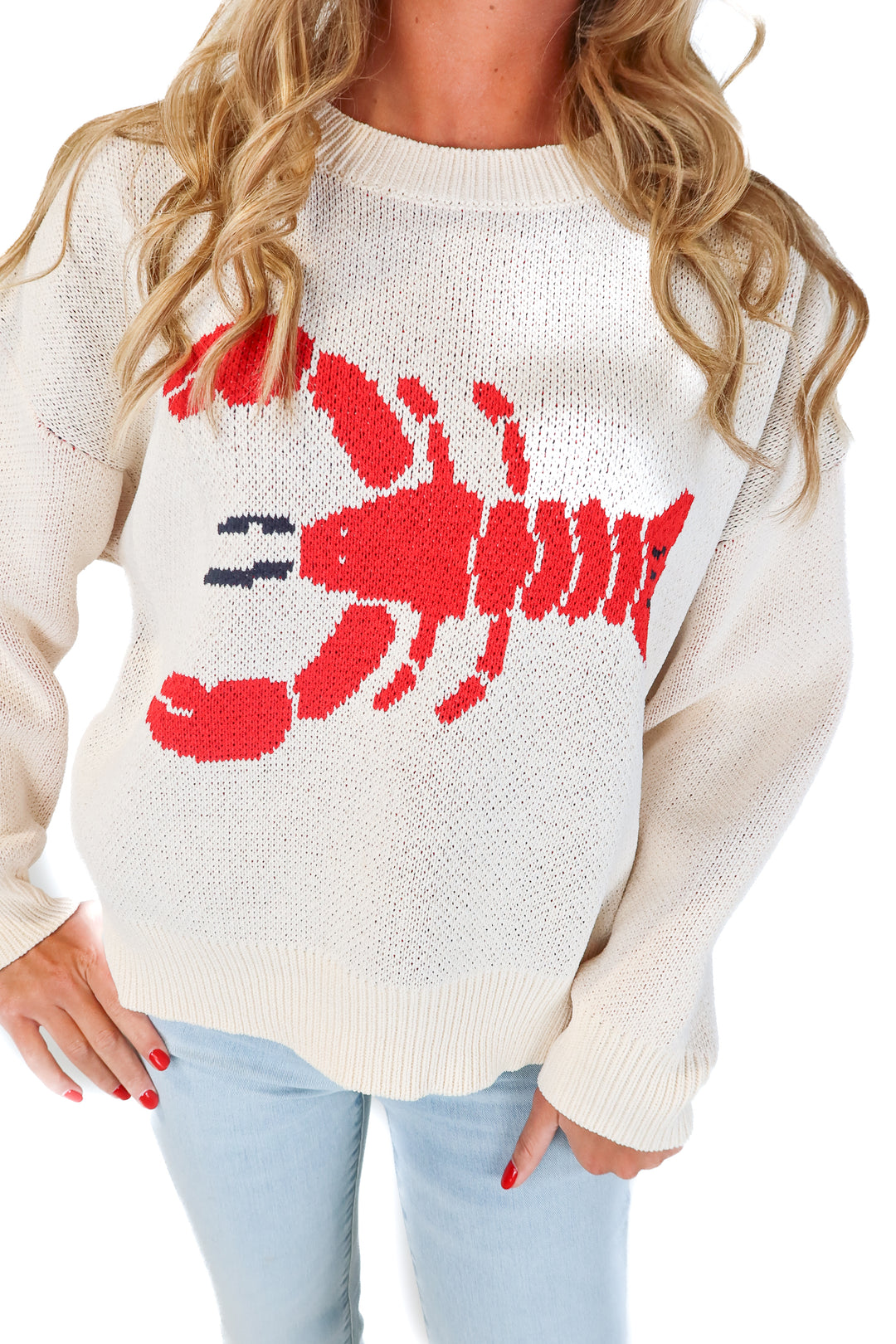 bailey rose lobster sweater (s; retail $60)