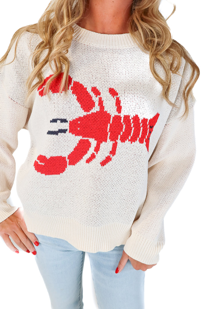 bailey rose lobster sweater (s; retail $60)