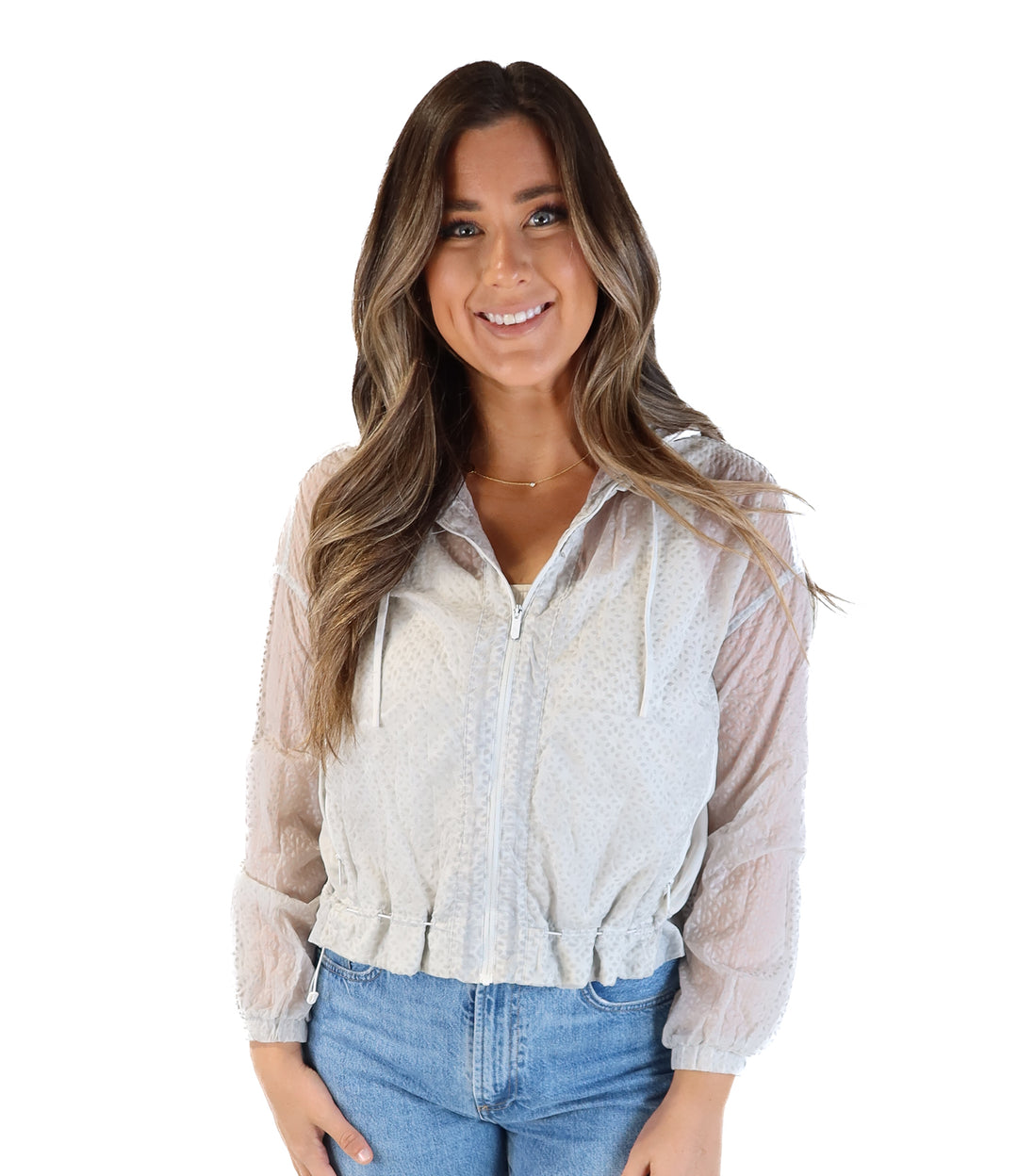 Lululemon sheer windbreaker (m*; retails for $120)