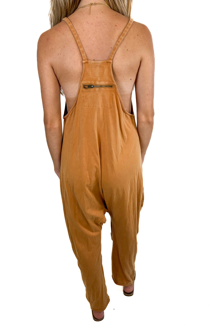 Free People Movement Hot Shot Onesie Toasted Coconut (XS)