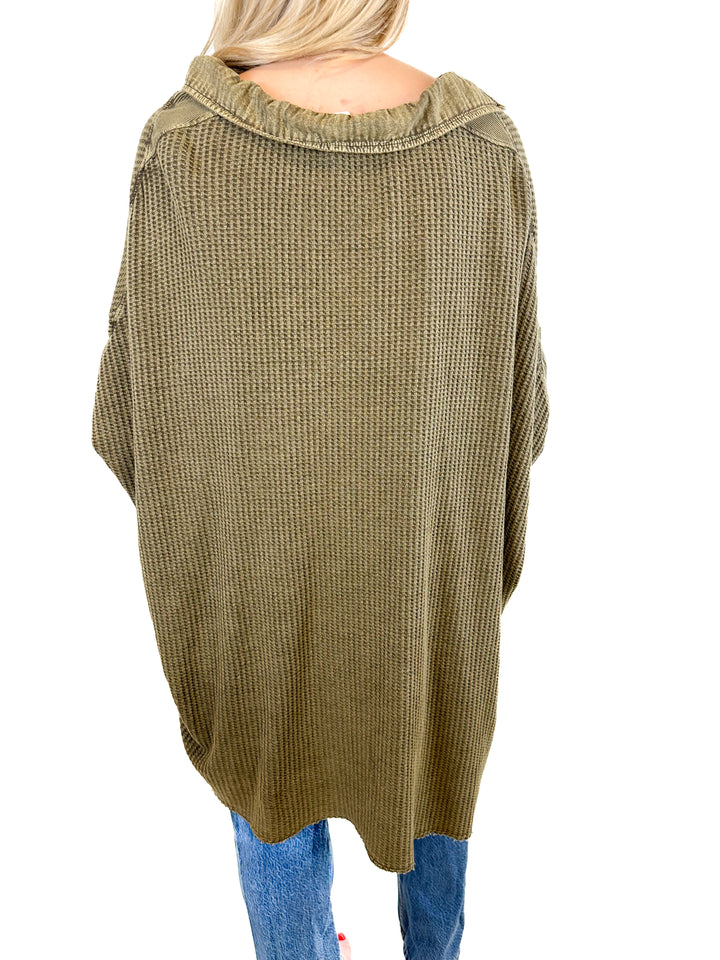 Free People One Army Green Scout top (XS)