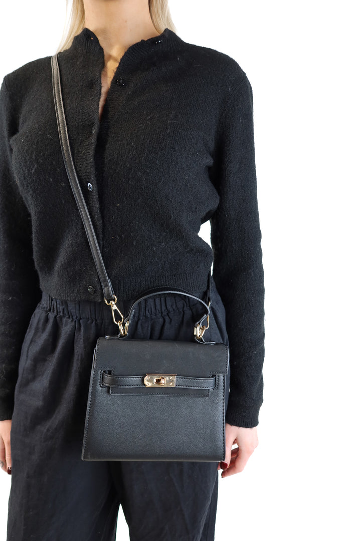 Black/gold purse