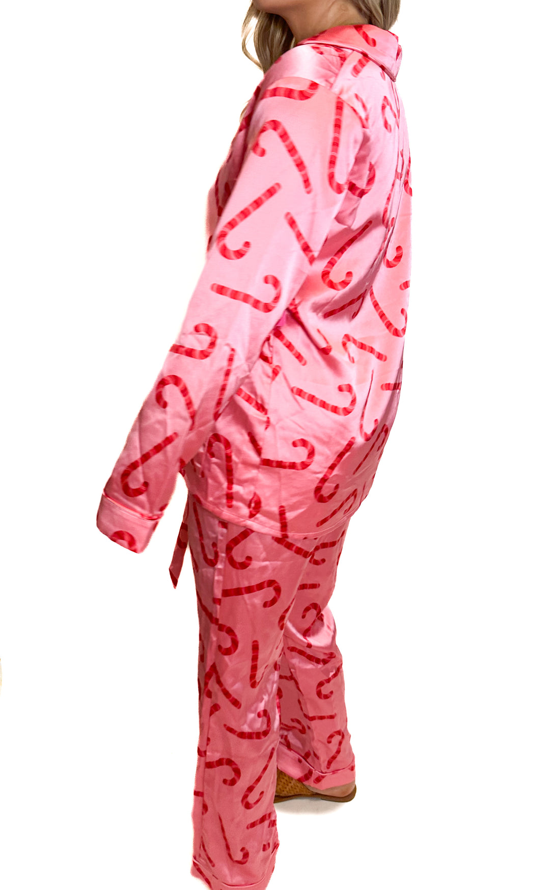 Buddy Love Candy Cane Pajama Set NWT (S)