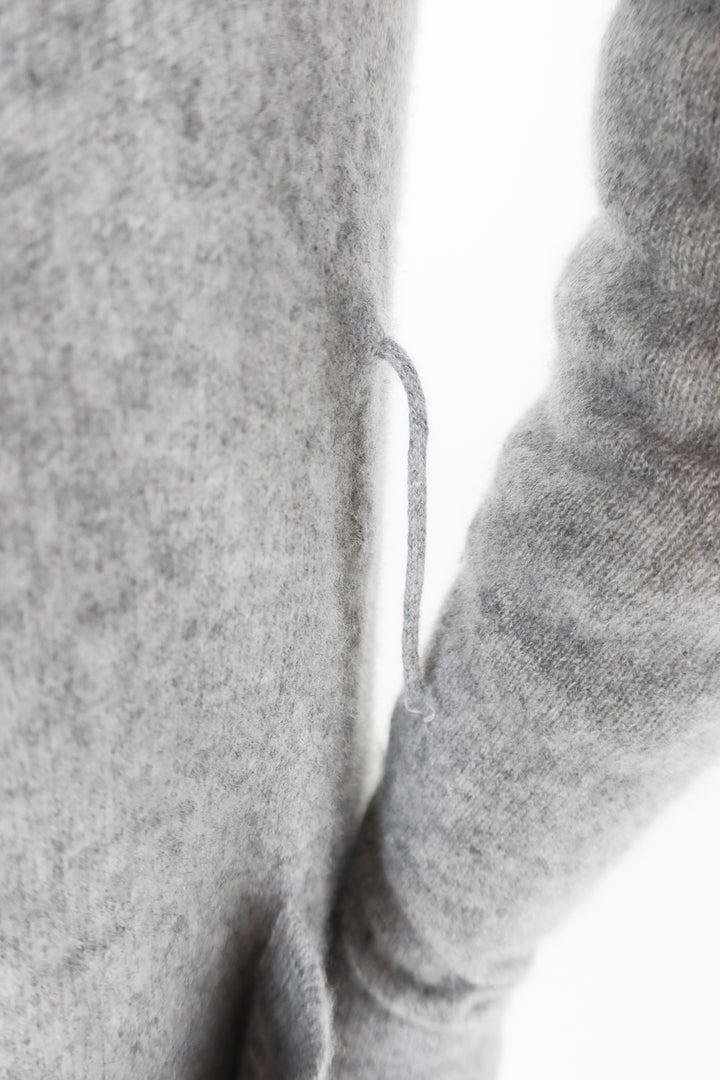 White + Warren Grey Cashmere Cardigan (S; retail $595)