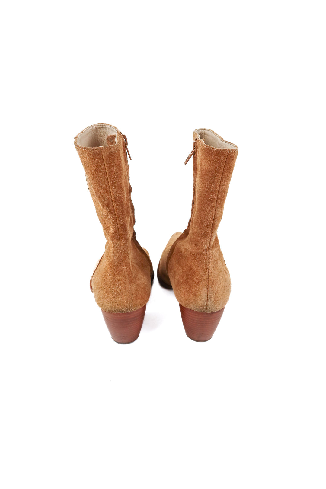 matisse brown suede booties (9.5; retail $205)