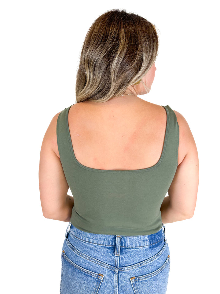 Abercrombie Green Sleeveless Sweetheart Bodysuit (L)