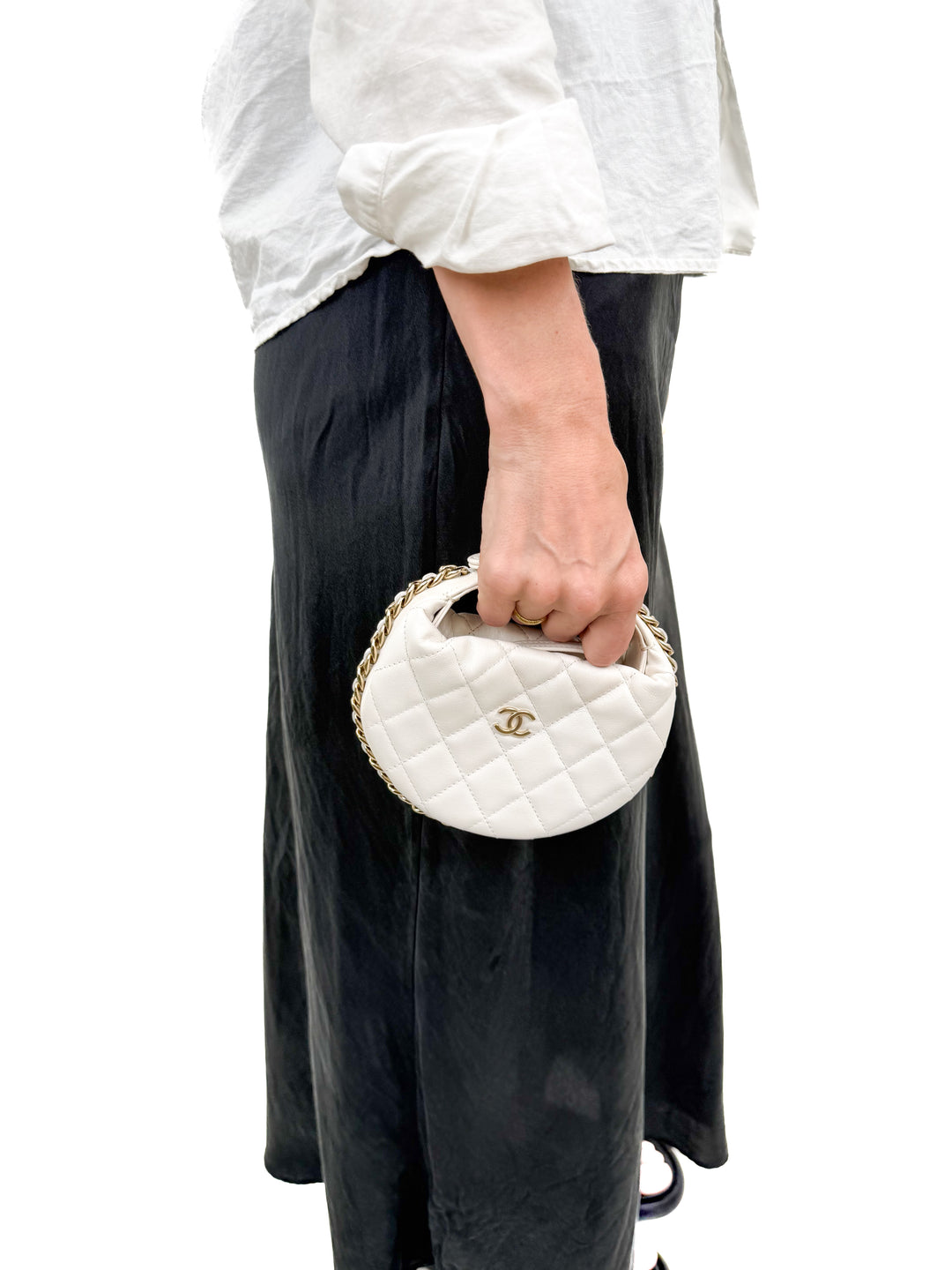 Chanel Cream Chain Around  Mini Pouch (est. retail $5,500)