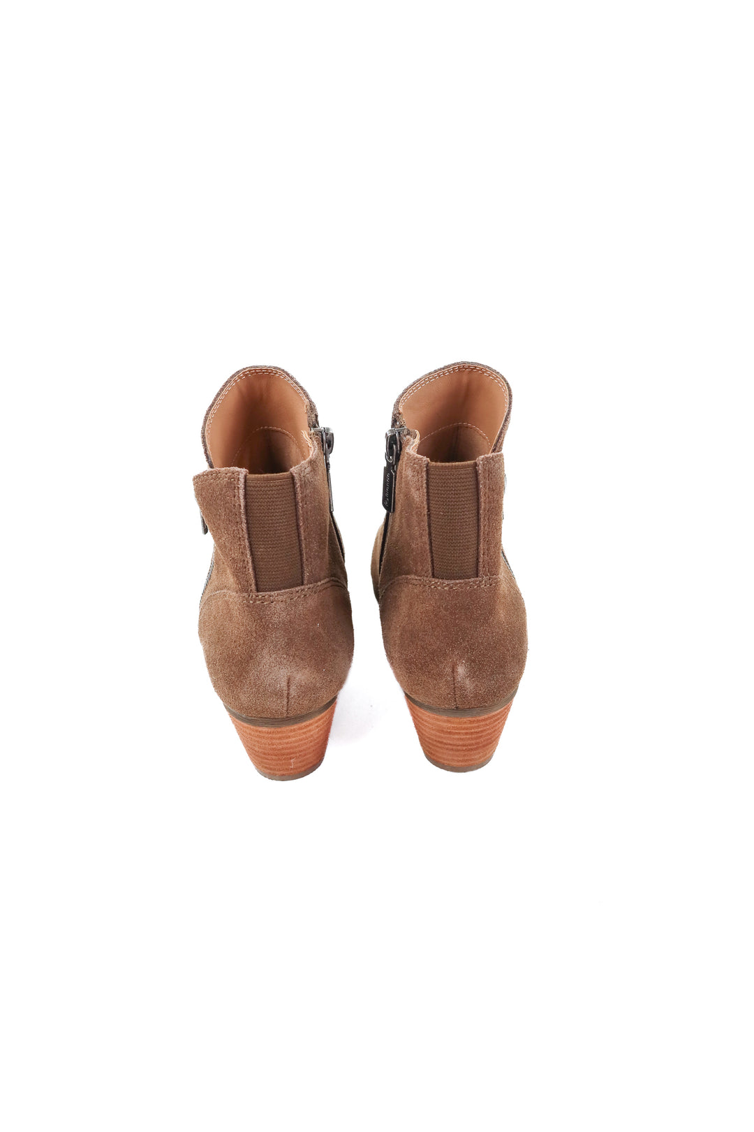 blondo brown ankle booties (7; retail $130)