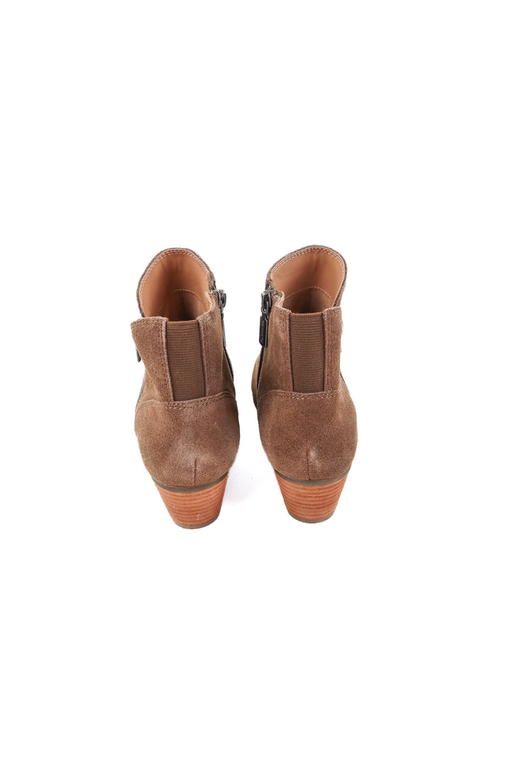 blondo brown ankle booties (7; retail $130)