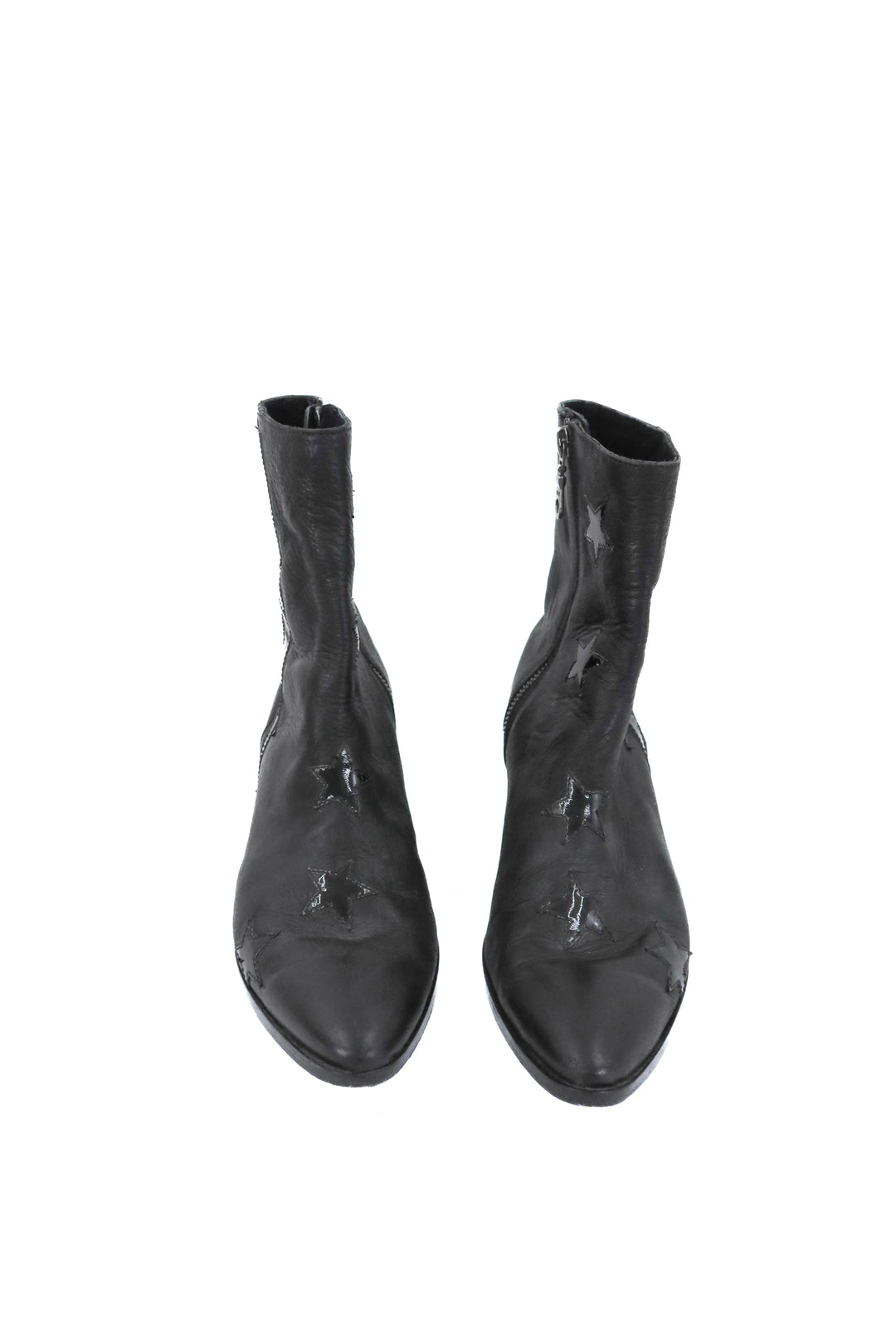 modern vice black boots w/ stars (37; retail $598)