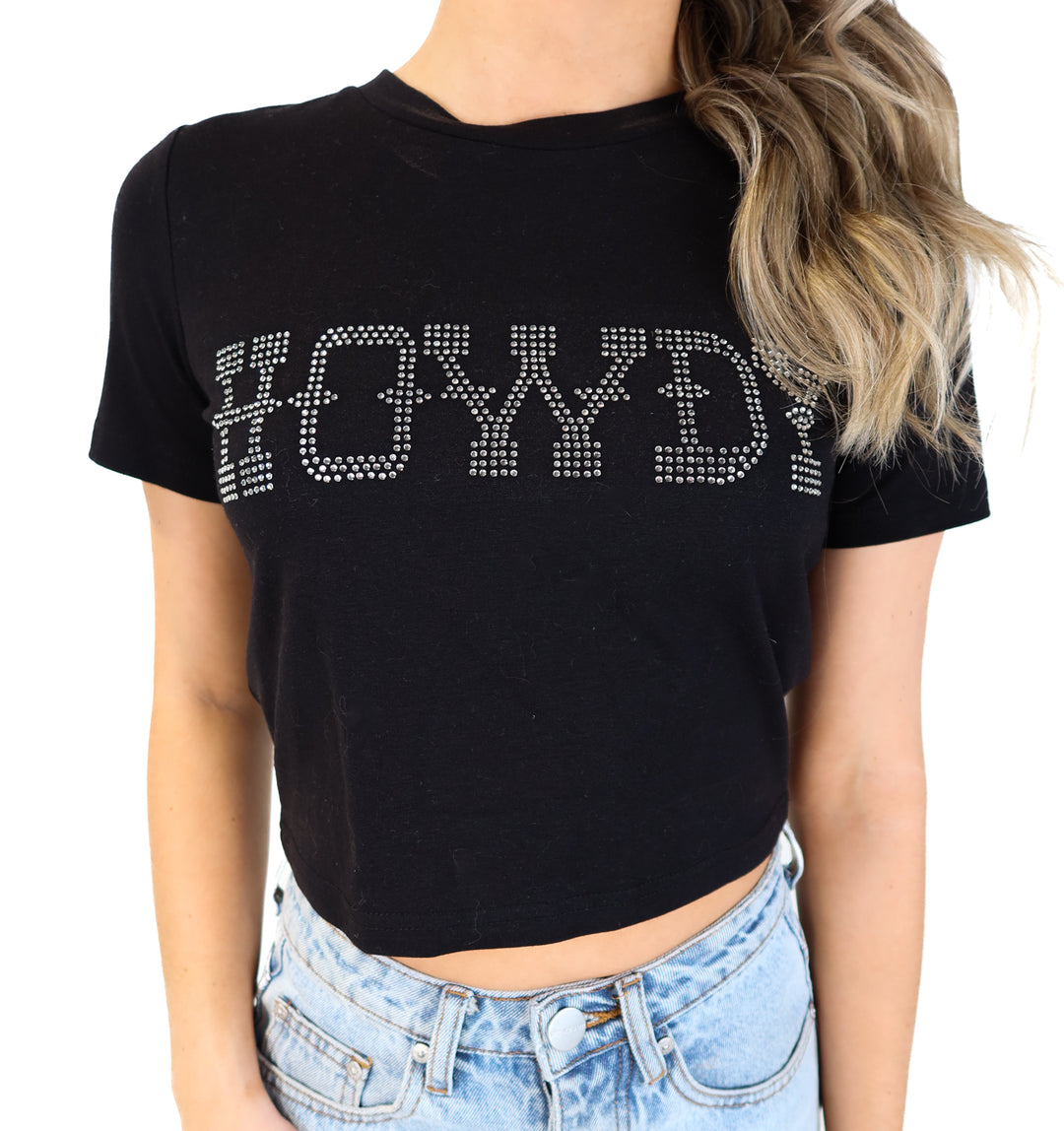 12th tribe rhinestone howdy tee NWT (s)