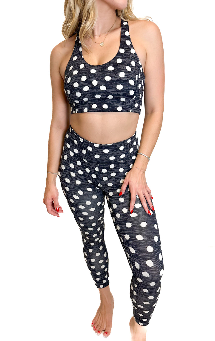 Outdoor Voices Polka Dot Workout Set (S)