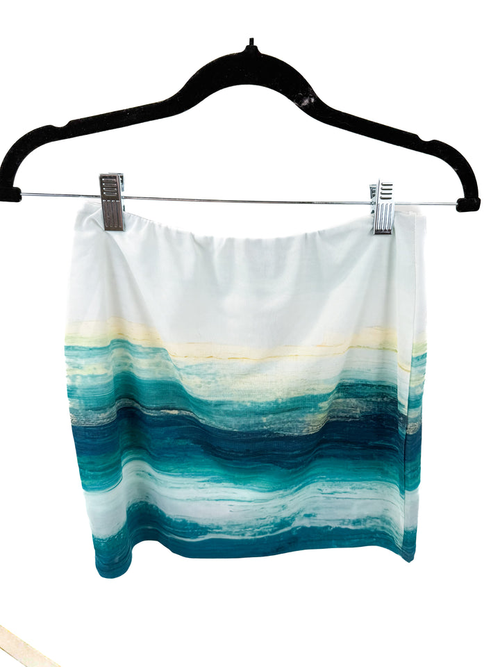 farai london ocean skirt (s; retail $100)